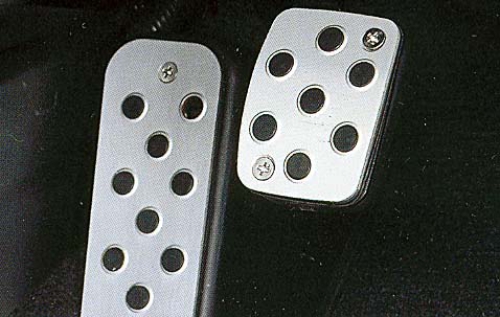 Aluminiumpedalaufsätze
