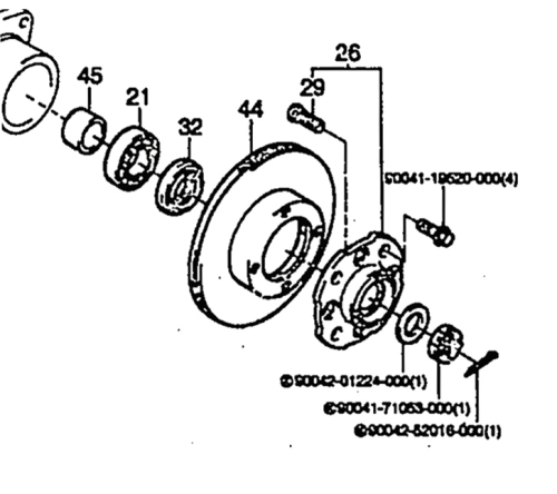 Bremsscheibe ab 10-1994